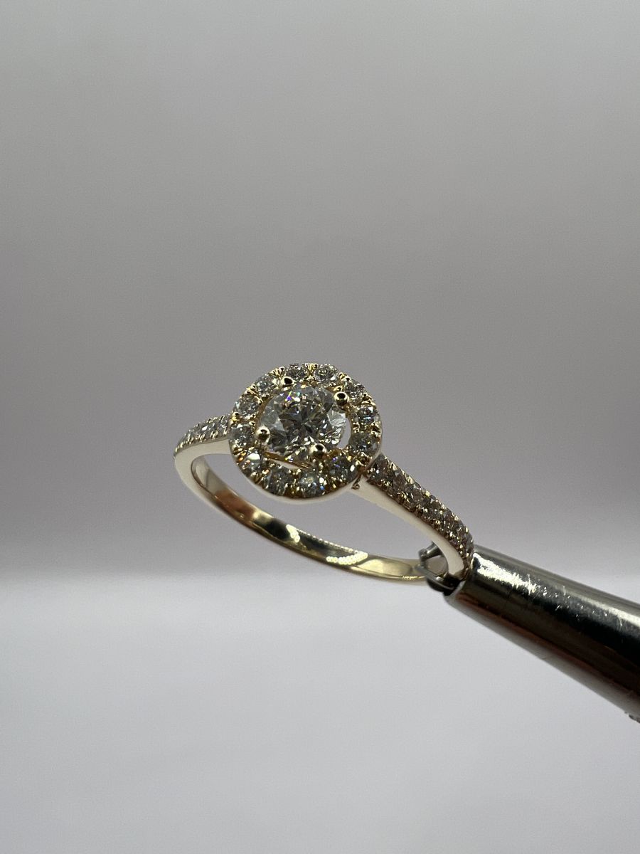 Pierścionek Halo Ring