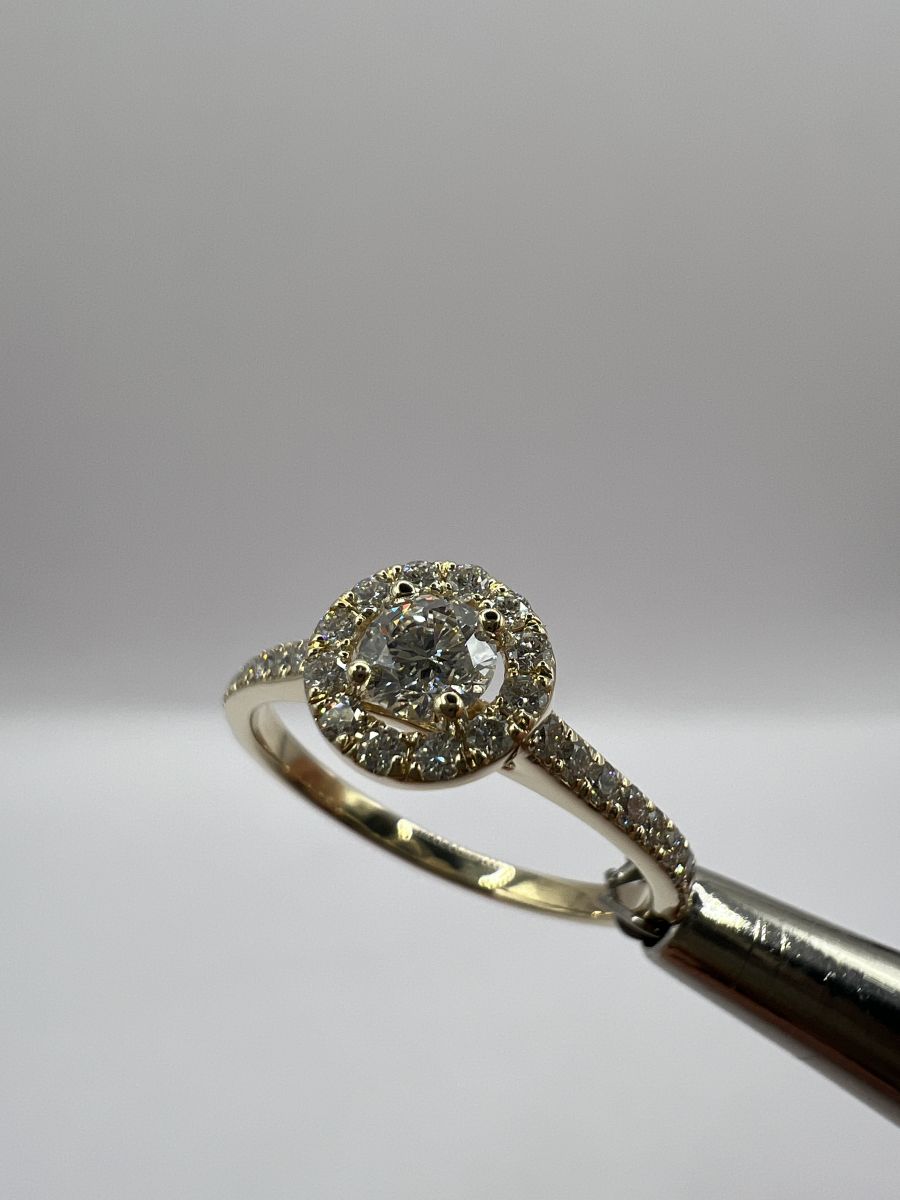 Pierścionek Halo Ring
