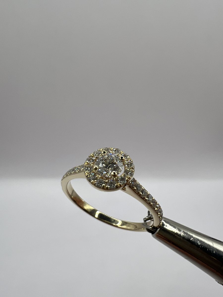 Pierścionek Halo Ring