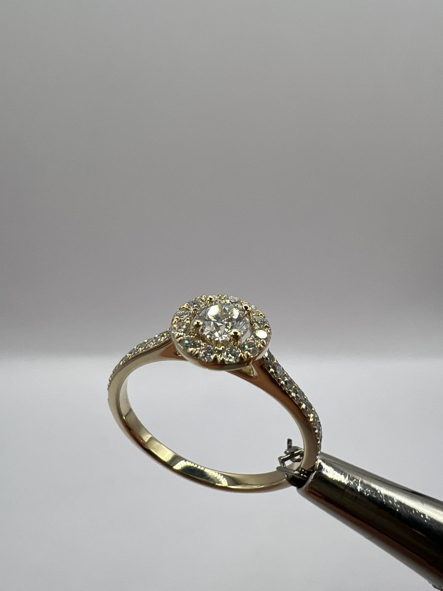 Pierścionek Halo Ring