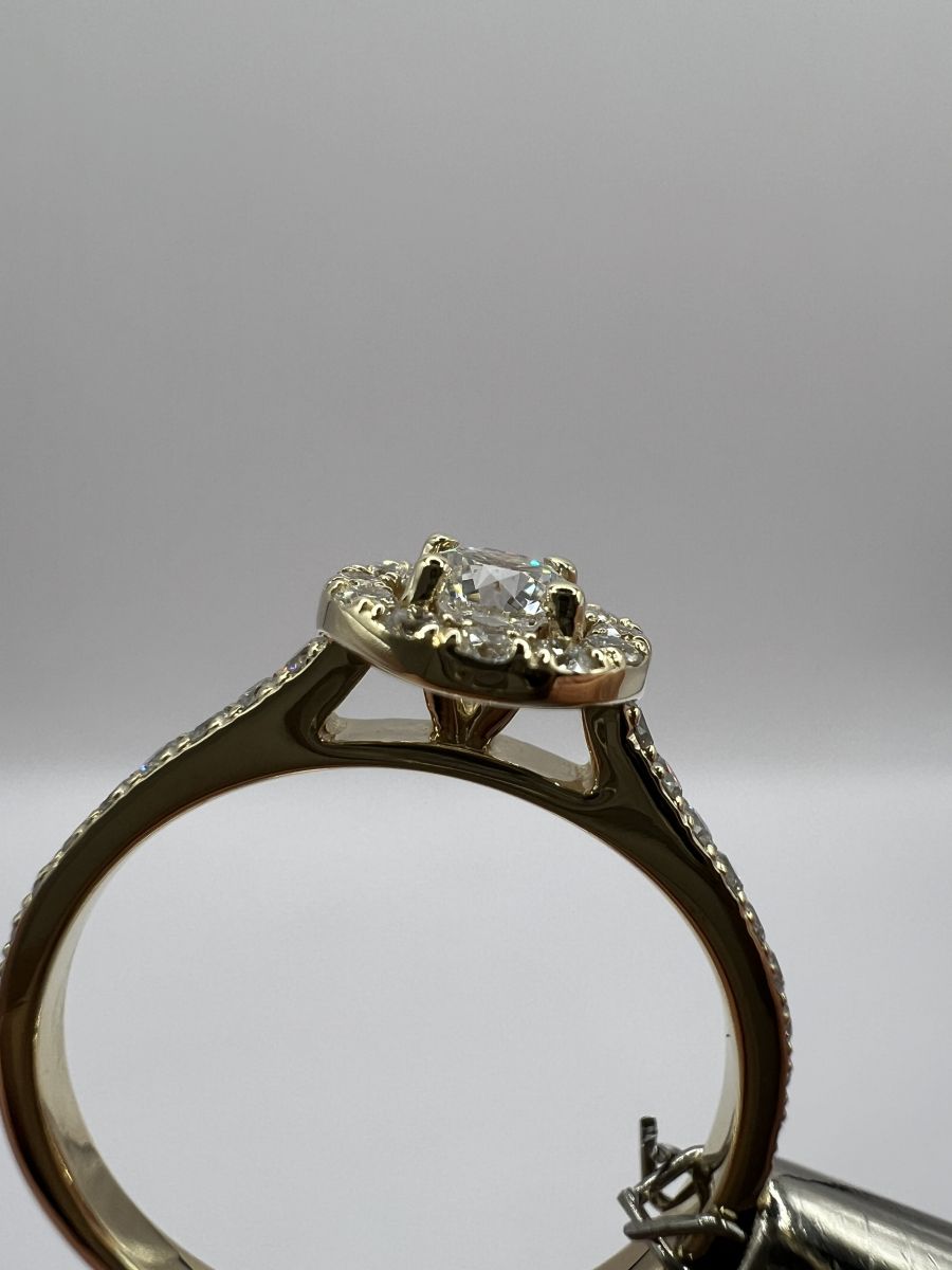 Pierścionek Halo Ring