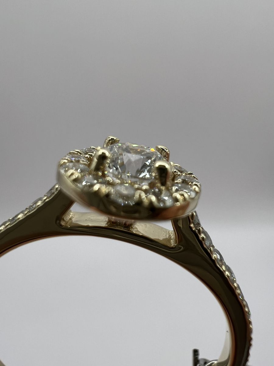 Pierścionek Halo Ring