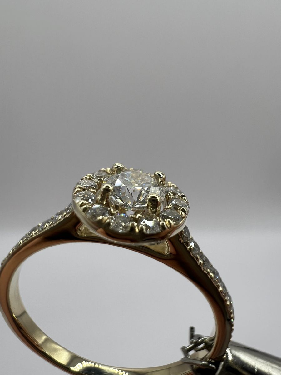 Pierścionek Halo Ring