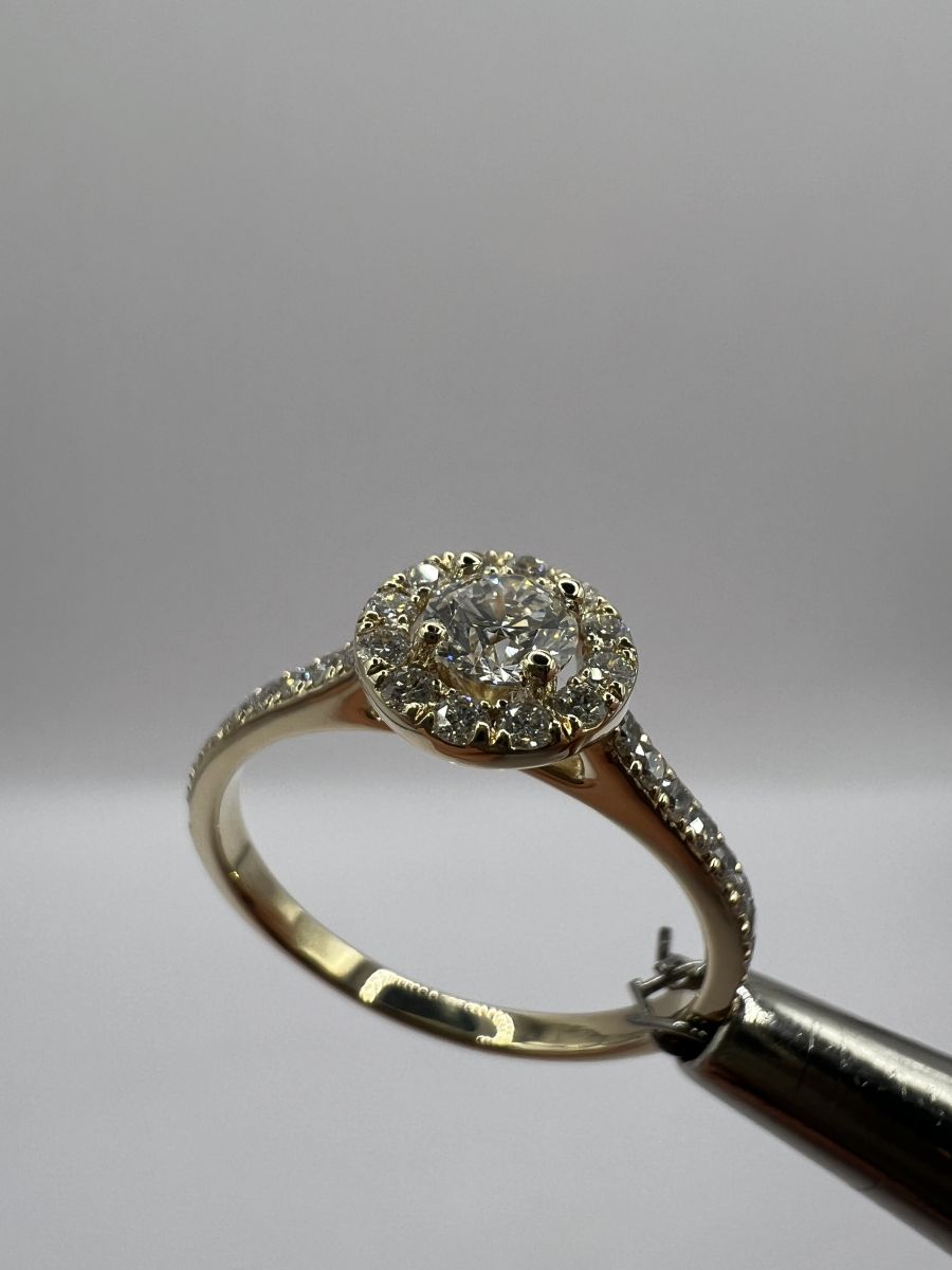 Pierścionek Halo Ring