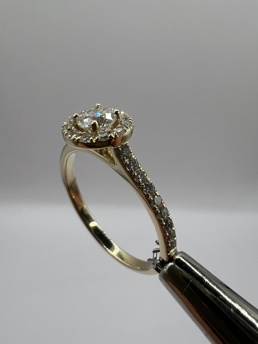 Pierścionek Halo Ring
