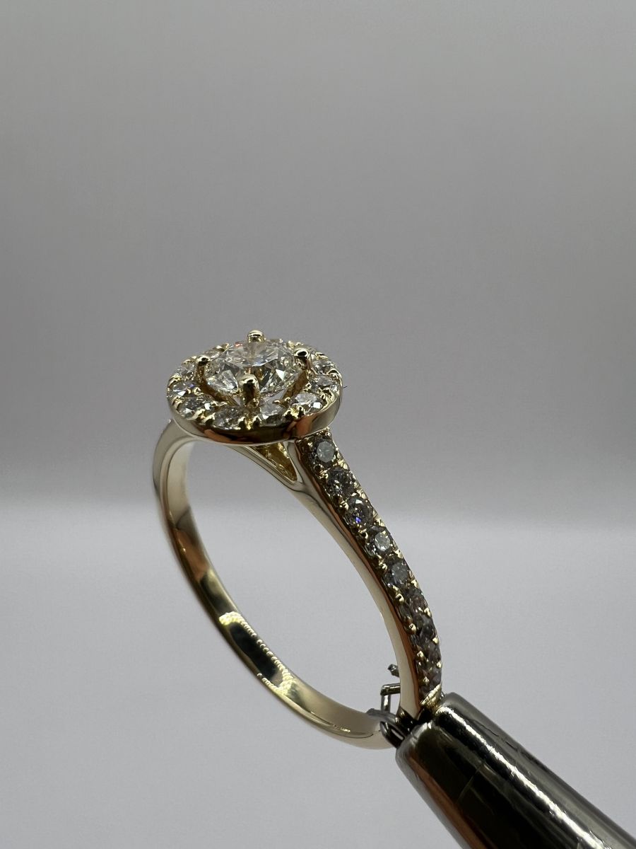 Pierścionek Halo Ring