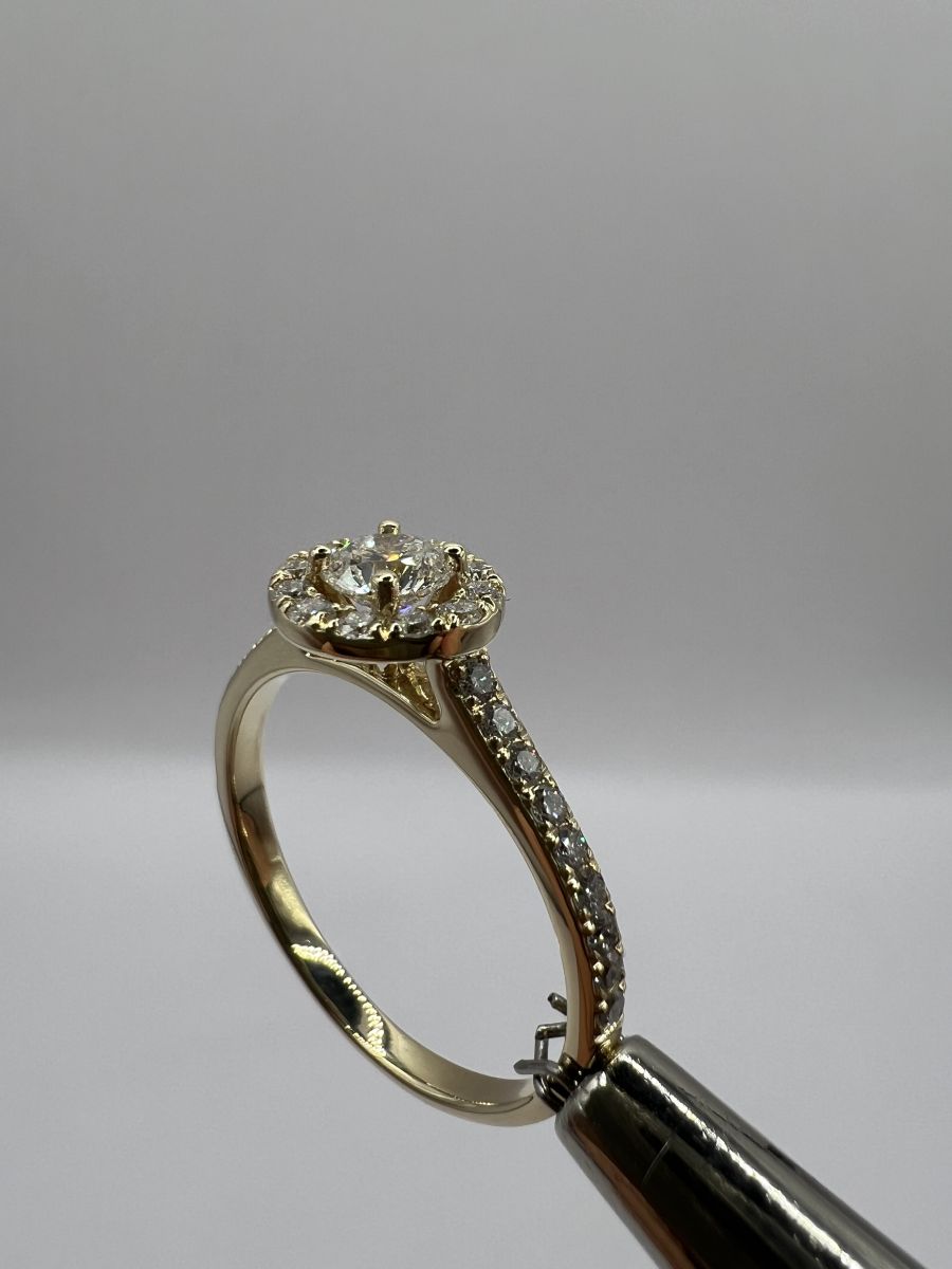 Pierścionek Halo Ring