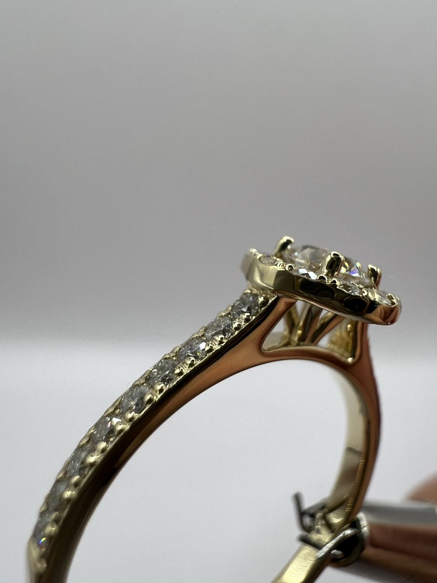 Pierścionek Halo Ring