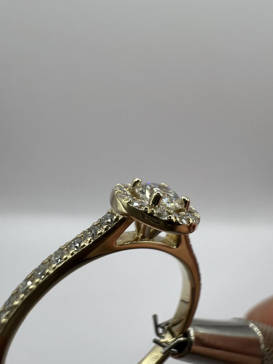 Pierścionek Halo Ring