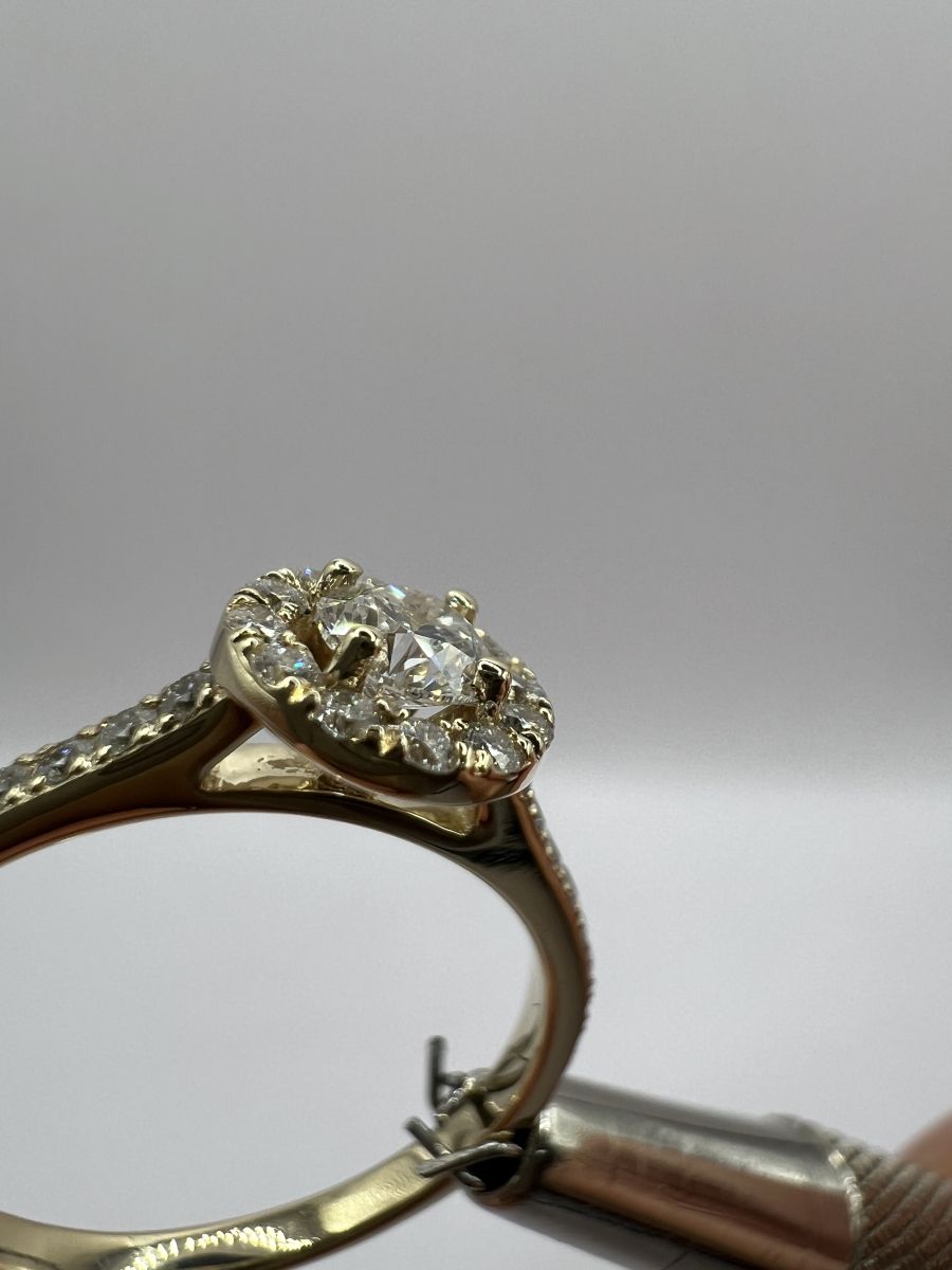 Pierścionek Halo Ring